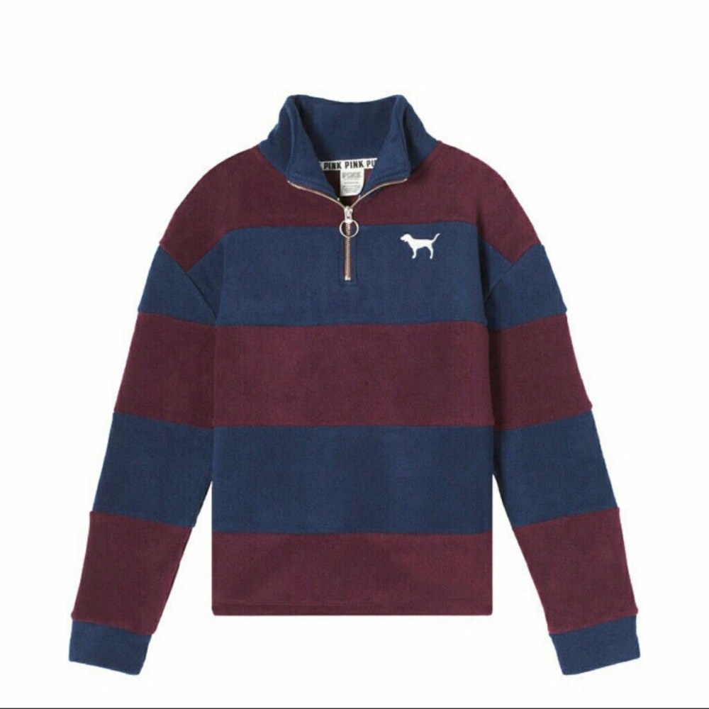 NIP. QUARTER ZIP POLAR FLEECE LARGE